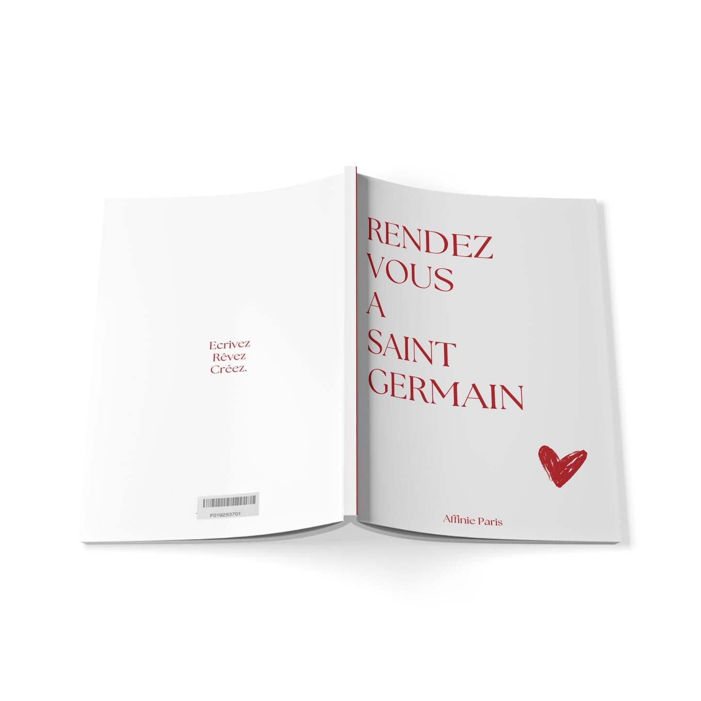 Carnet de Notes Rendez-vous à Saint-Germain 150 pages