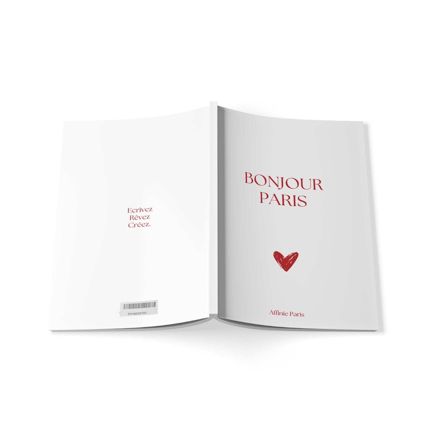 Carnet de Notes Bonjour Paris 150 pages