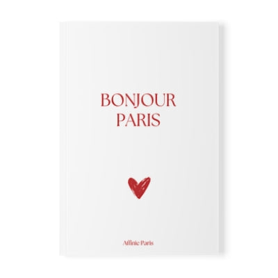 Carnet de Notes Bonjour Paris 150 pages