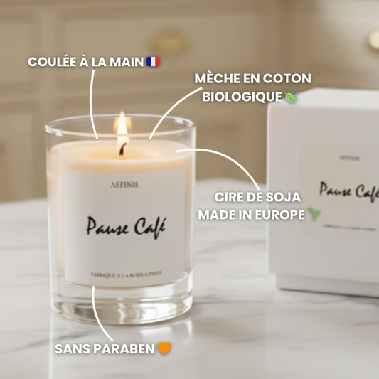 Bougie Pause Café 🌱 Café & Vanille