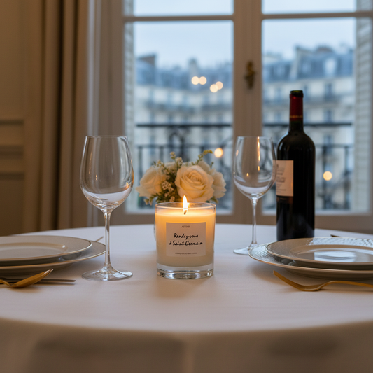 Bougie Rendez-vous à Saint-Germain 🌱 Fruits Rouges & Santal