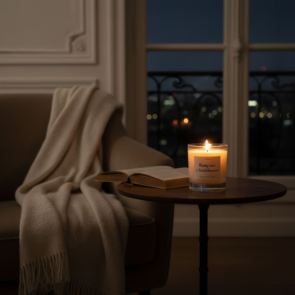 Bougie Rendez-vous à Saint-Germain 🌱 Fruits Rouges & Santal